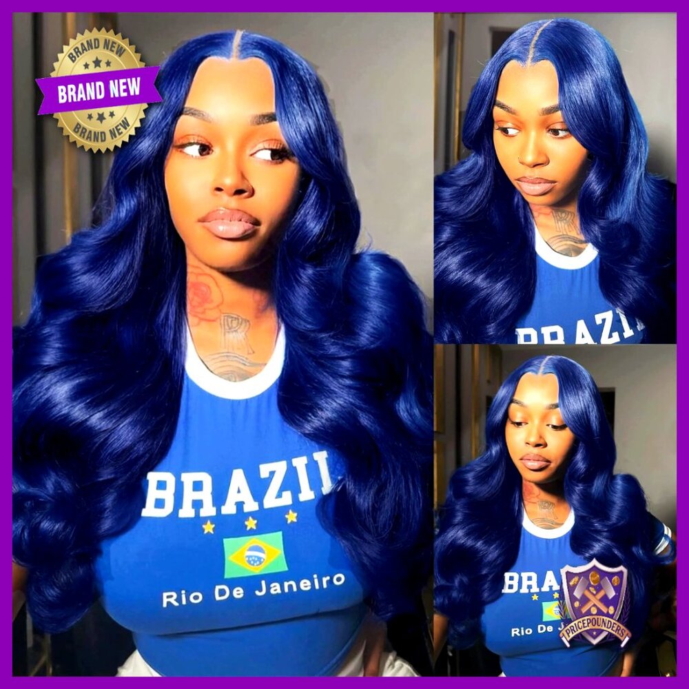 Human Hair Lace Front Wig Body Wave Glueless Pre Plucked 24 Inch
